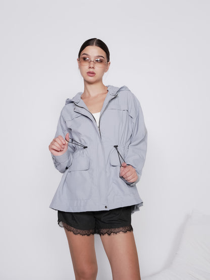 Iris Detachable-Hood Jacket