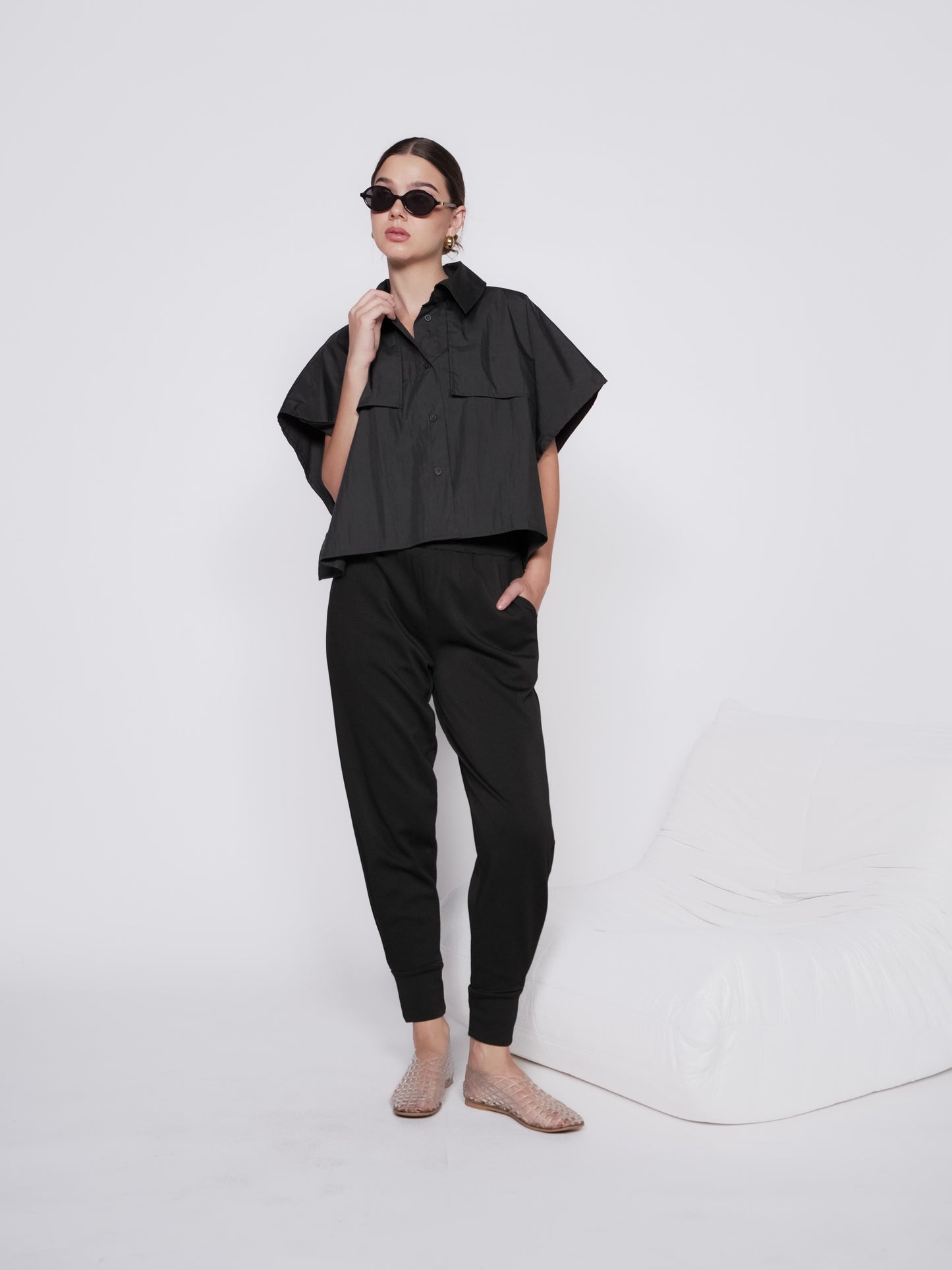 Wasp Cape Blouse