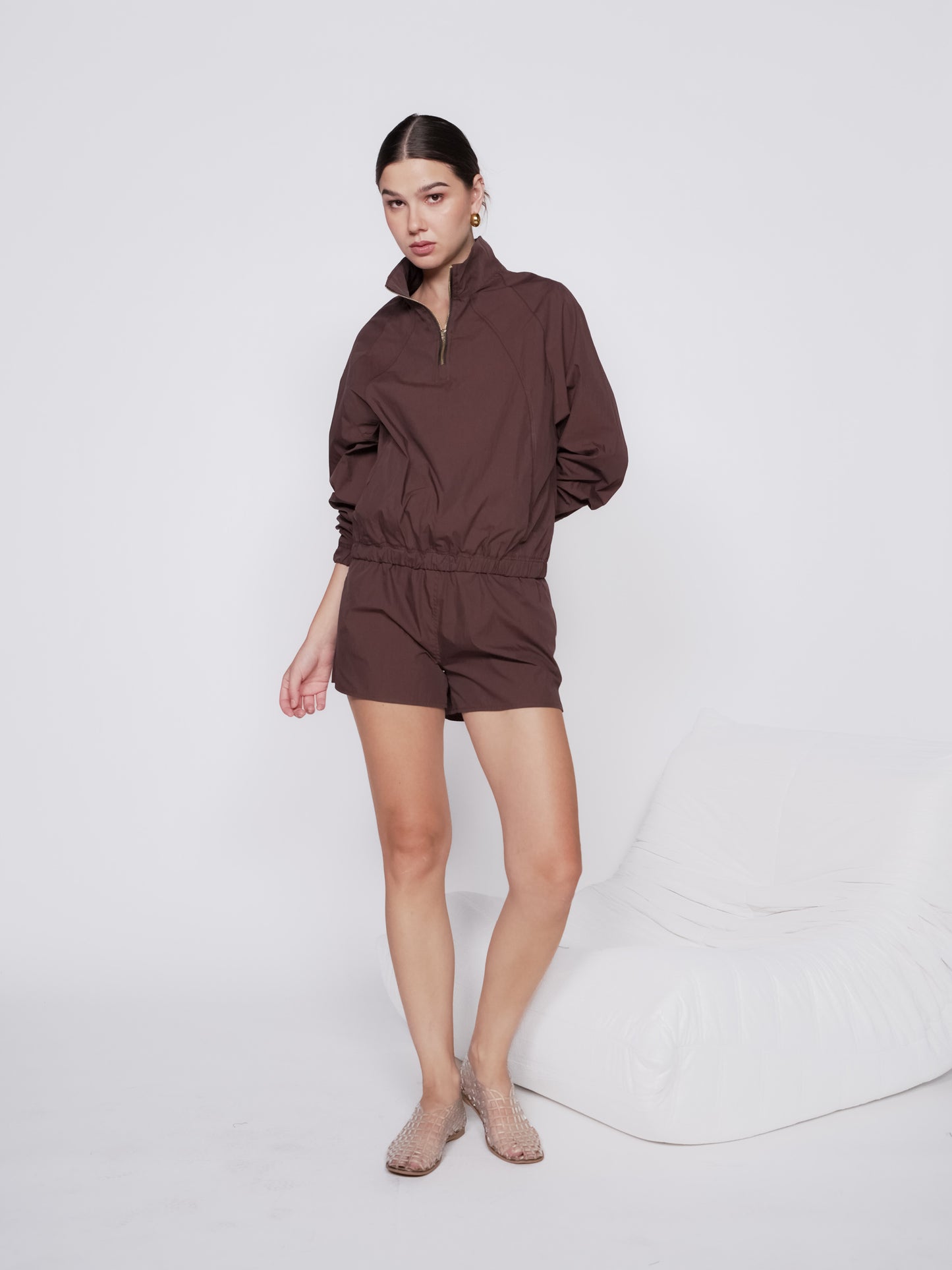 Thyme Zip Up Top