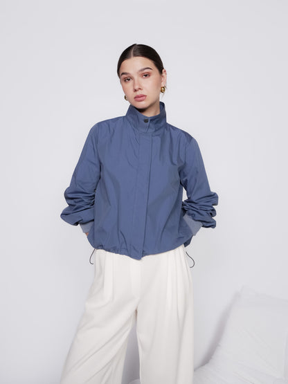 Neroli Collar Button Top