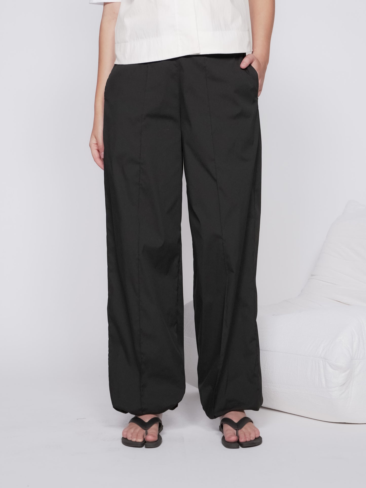 Lime Adjustable Hem Pants