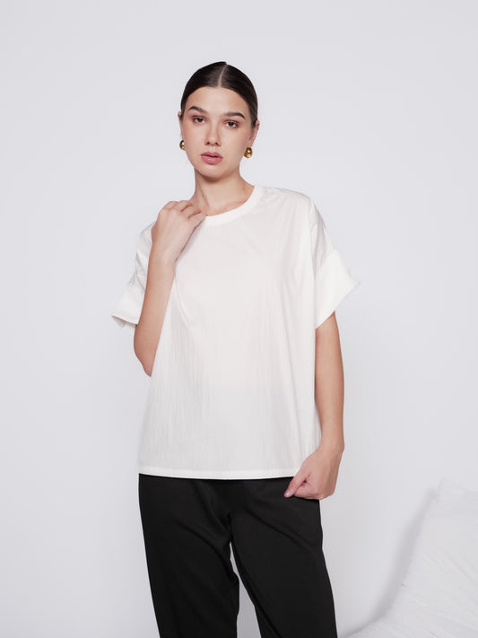Pear Combi Batwing Sleeve Blouse