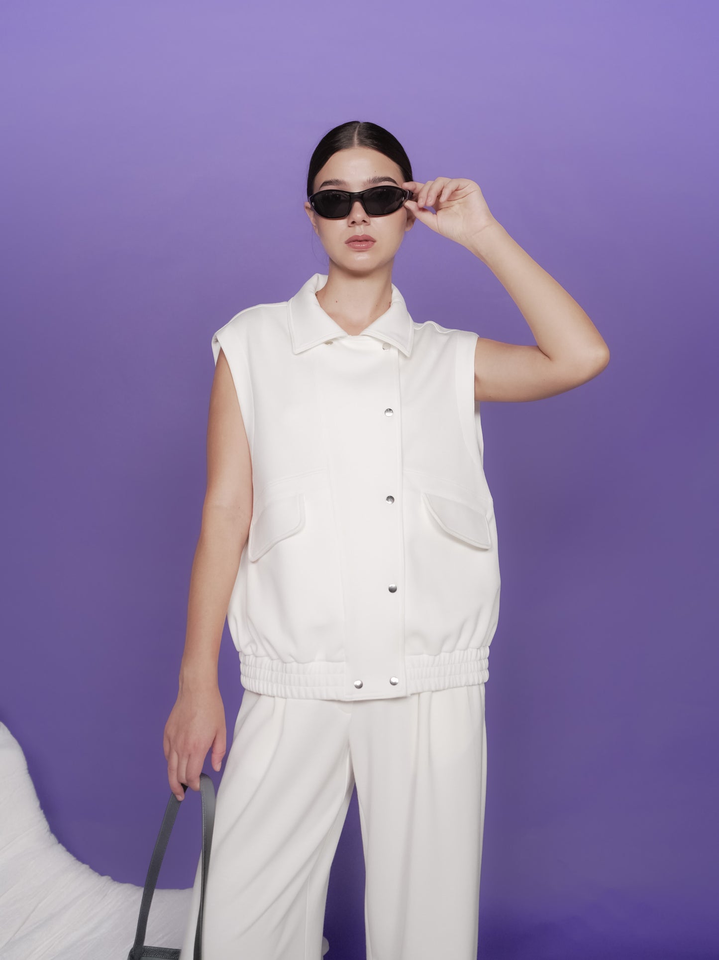 Anise Multi Snap Biker Vest