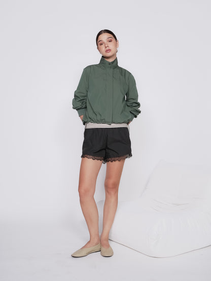 Neroli Collar Button Top