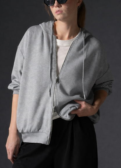 Bush Oversized-Hoodie Jacket