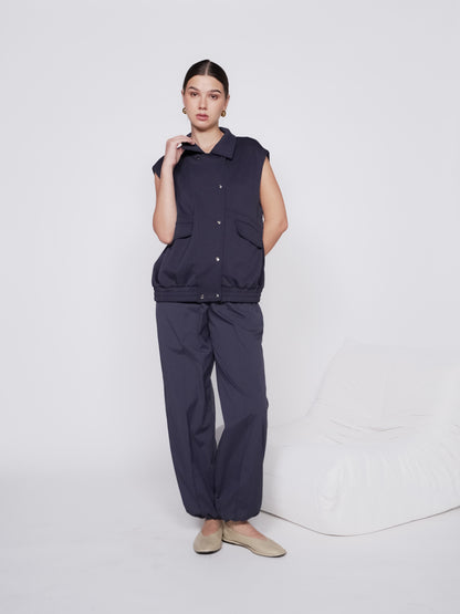 Anise Multi Snap Biker Vest