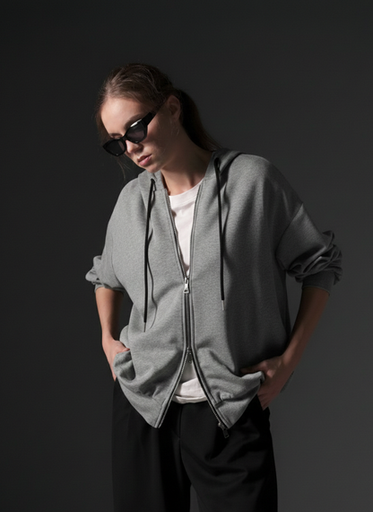 Bush Oversized-Hoodie Jacket