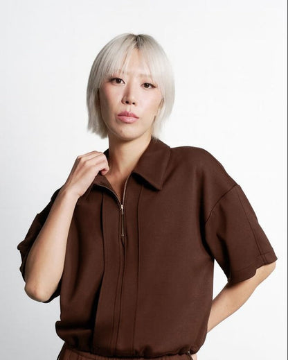 Fern Zip Top