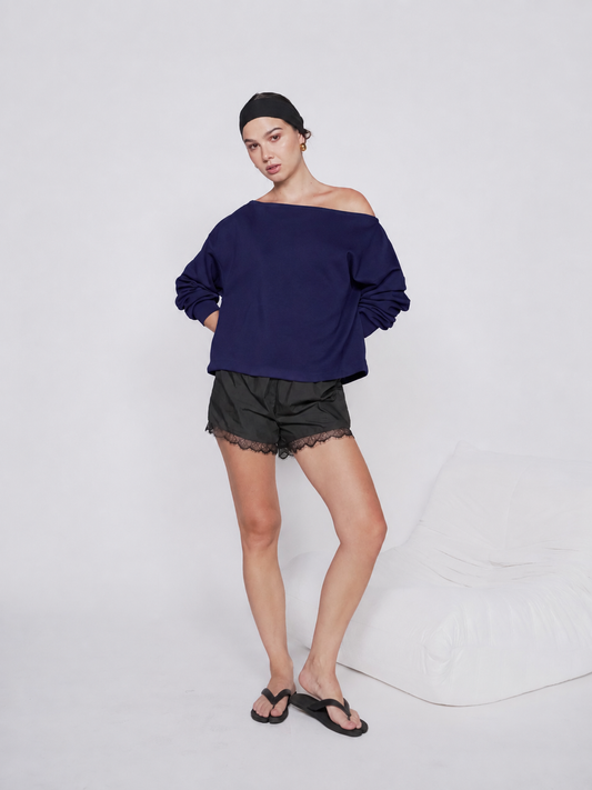 Lotus Off-shoulder Top