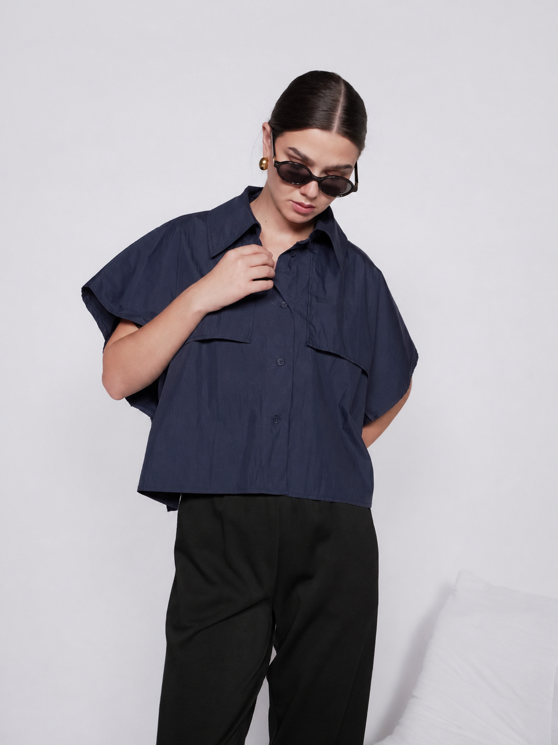 Wasp Cape Blouse